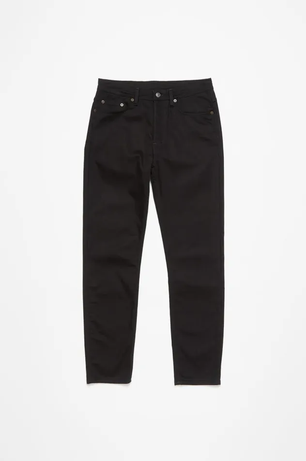 Acne Studios Slim Fit Jeans 8211 River Stay Black Men Jeans