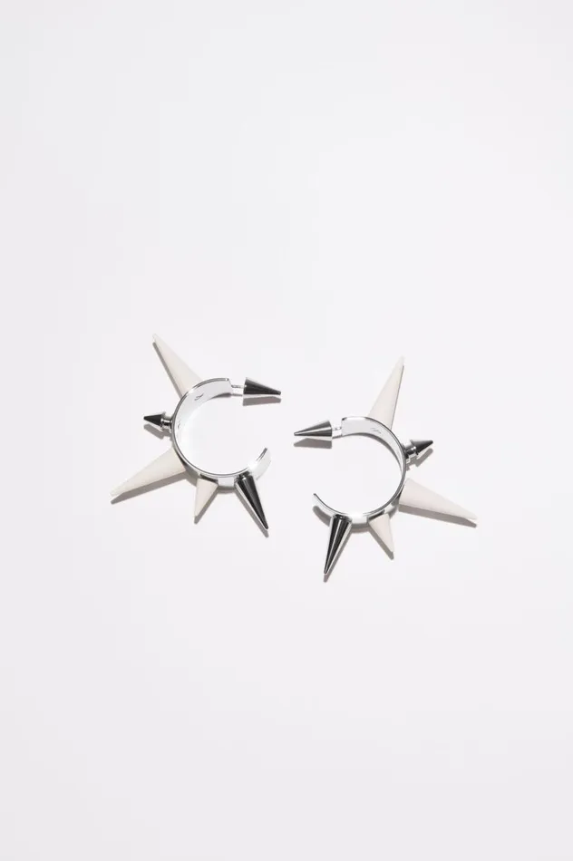 Acne Studios Spike Earrings Silver Women Jewellery