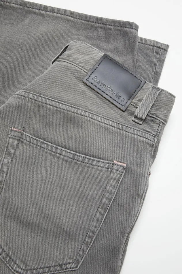 Acne Studios Super Baggy Fit Jeans 8211 2023F Anthracite Grey Women Jeans