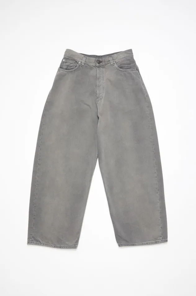 Acne Studios Super Baggy Fit Jeans 8211 2023F Anthracite Grey Women Jeans