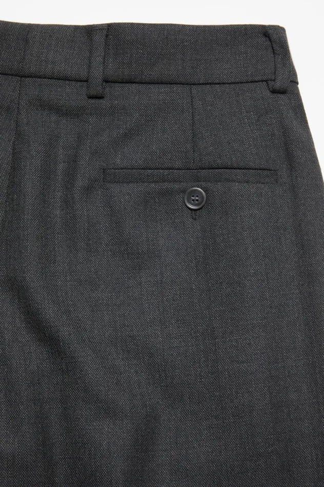 Acne Studios Tailored Wrap Trousers Grey Women Trousers