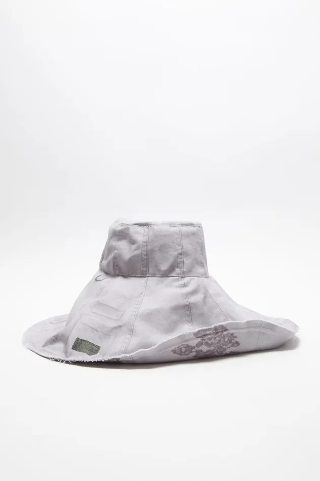Acne Studios Wide Brim Reversible Hat Faded Purple Men Hats