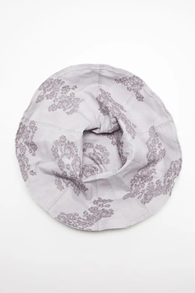 Acne Studios Wide Brim Reversible Hat Faded Purple Men Hats