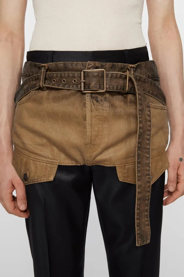 Acne Studios Wool Blend Trousers Blackblack Men Trousers