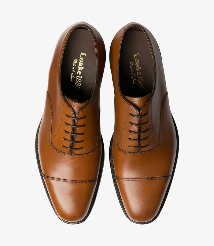 Aldwych Brown Toe Caps Loake Men Aldwych Brown Toe Caps Loake Men