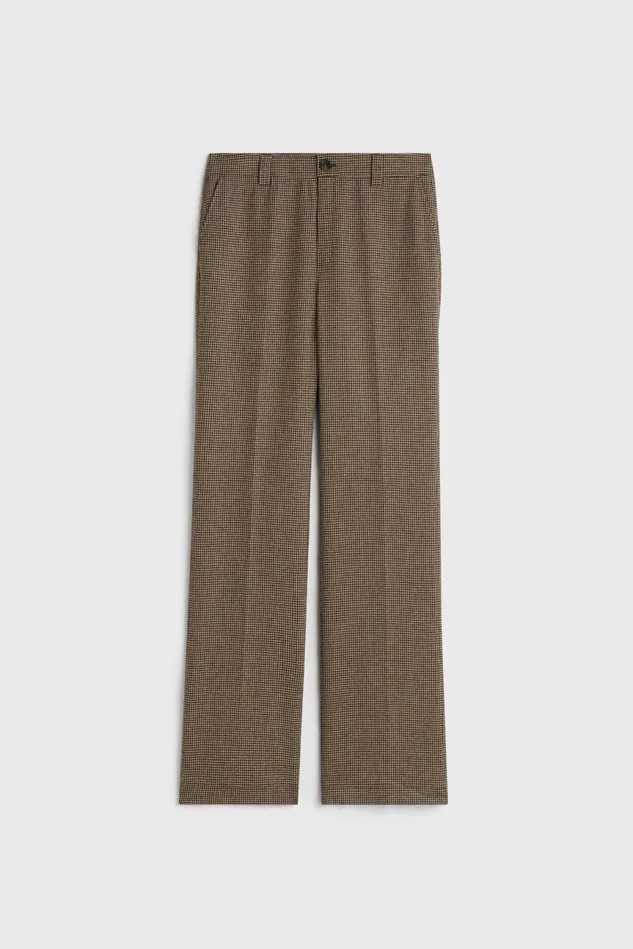 Aniara Hounds Pants Brown Beige Women Rodebjer Trousers
