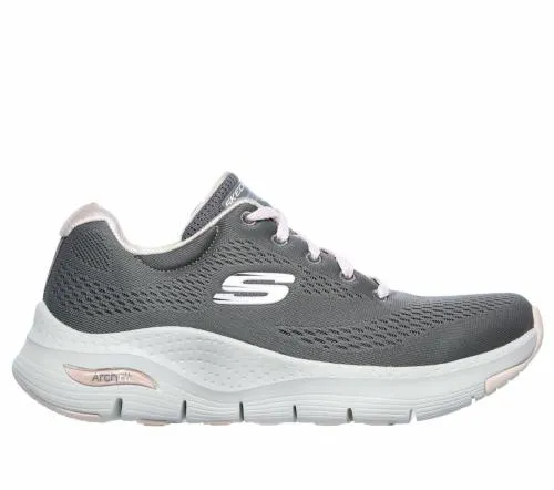 Arch Fit 8211 Big Appeal Gray Pink Women SKECHERS Lace Up