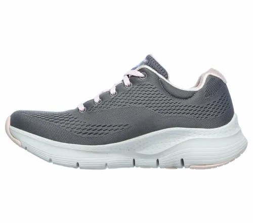 Arch Fit 8211 Big Appeal Gray Pink Women SKECHERS Lace Up
