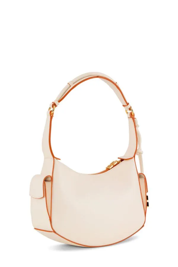 Bags GANNI Shoulder White Swing Shoulder Bag Egret Bags GANNI Shoulder White Swing Shoulder Bag Egret