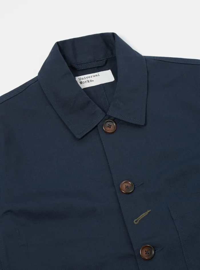 Bakers Jacket In Navy Twill Men Universal Works Jackets
