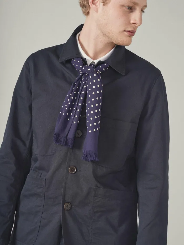 Bakers Jacket In Navy Twill Men Universal Works Jackets