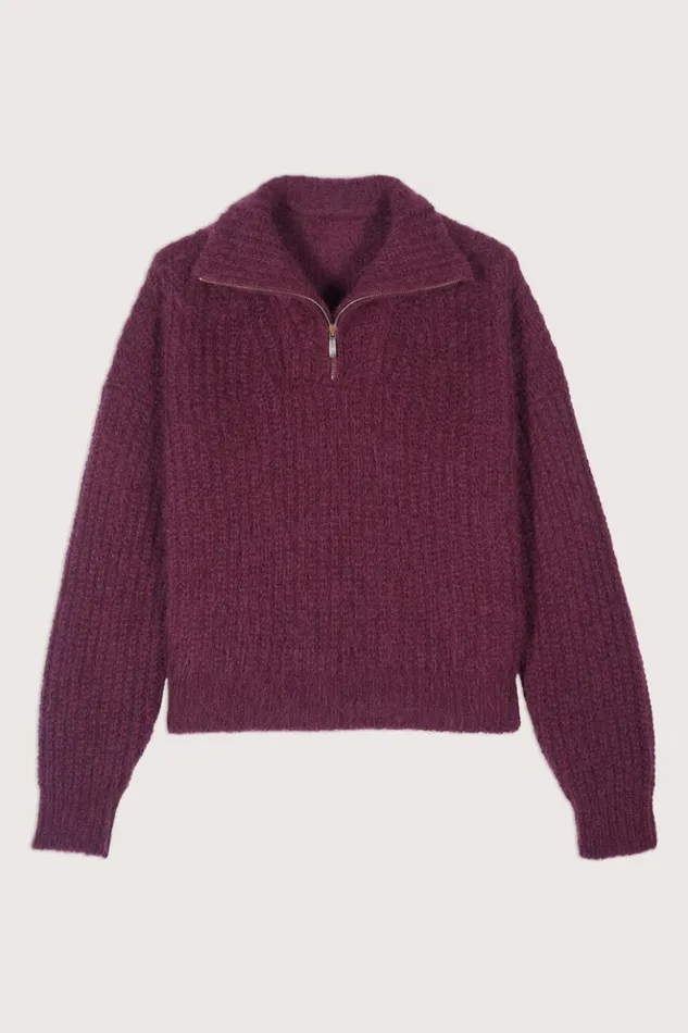 BaltanZipUp Neckline Sweater Clothing Baandsh Sweaters and Cardigans