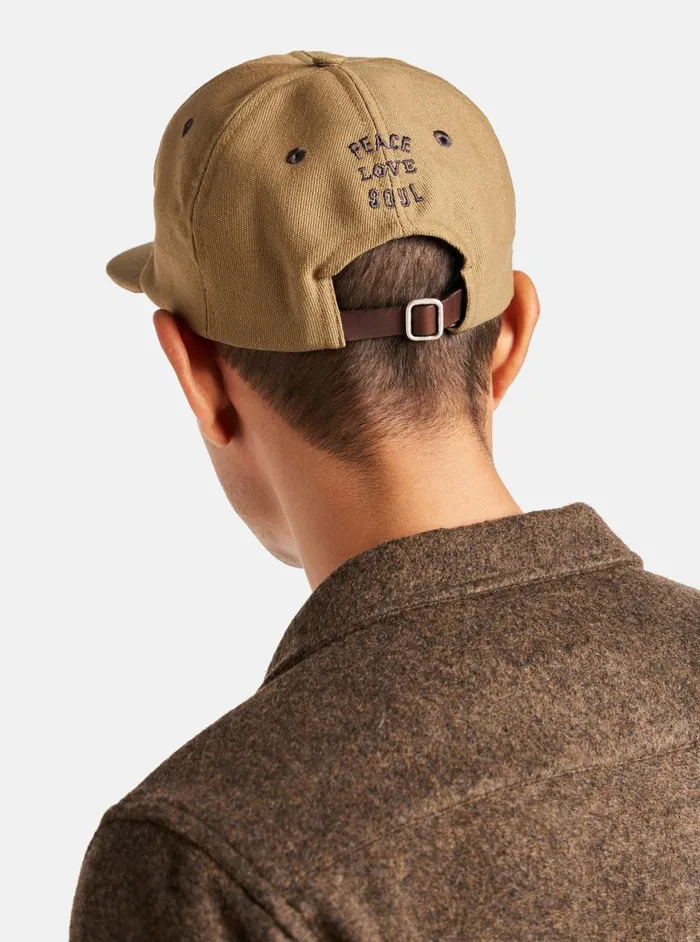 Baseball Hat In Khaki Canvas Men Universal Works Hats