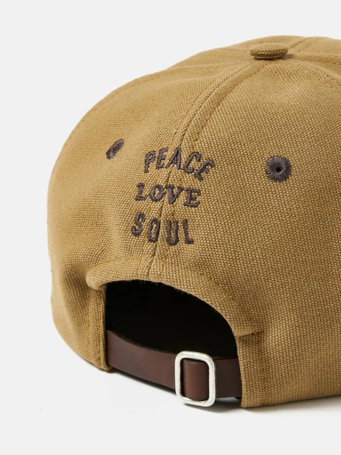 Baseball Hat In Khaki Canvas Men Universal Works Hats