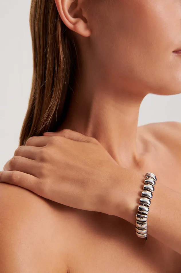 BEETLE CHAIN BRACELET SILVER Women Jewelry Scanlan Theodore