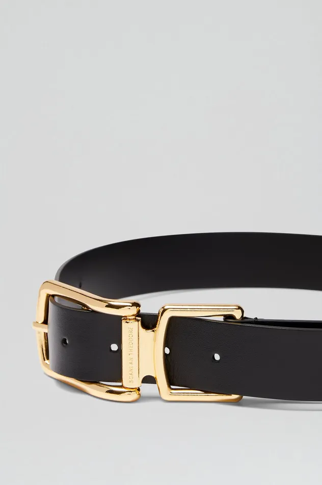 Belts Scanlan Theodore Women SADDLE BUCKLE BELT 35 BLACK