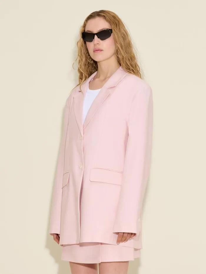 Blazers Women Holzweiler Freya Side Panel Blazer Lt Pink