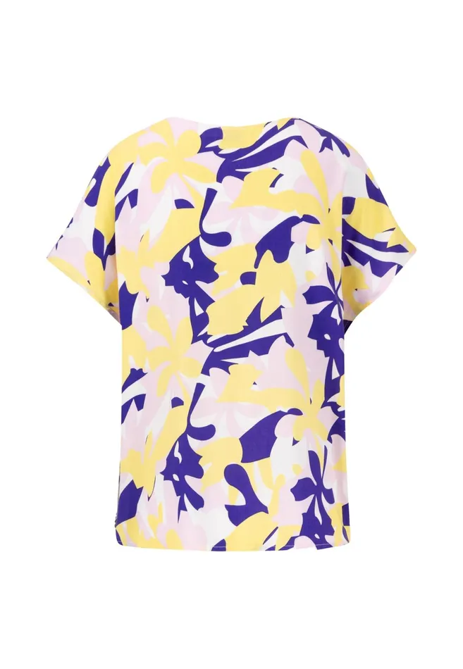 Blouses Women FYNCHHATTON Blouse With A Vneck Ocean Violet