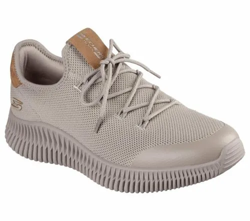 BOBS Sport Geo 8211 City Dapper Taupe Men SKECHERS SlipOn