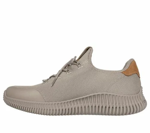 BOBS Sport Geo 8211 City Dapper Taupe Men SKECHERS SlipOn