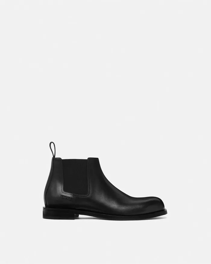 Boots Men Versace Metropoli Chelsea Boots Black