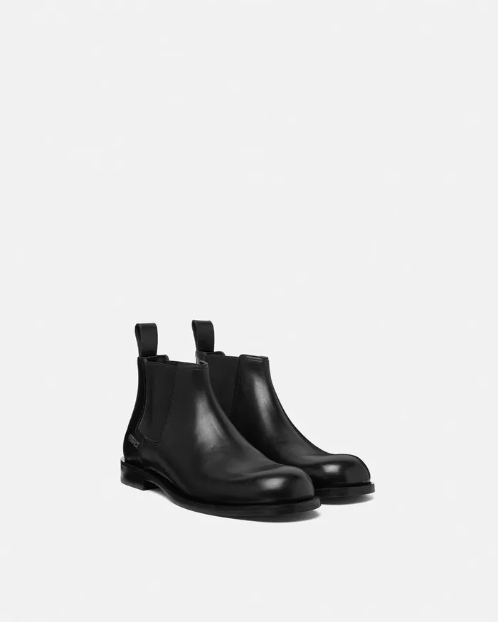 Boots Men Versace Metropoli Chelsea Boots Black