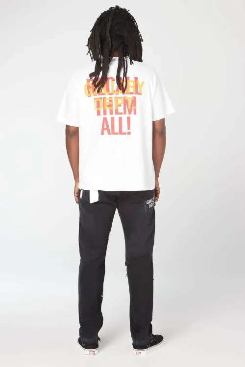 Bottoms WomenMen Gallery Dept FUCK FACE DENIM Black