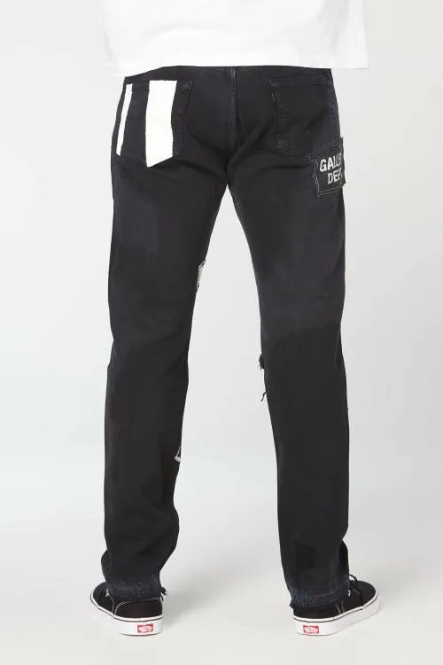 Bottoms WomenMen Gallery Dept FUCK FACE DENIM Black