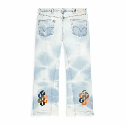 Bottoms WomenMen Gallery Dept LA FLARE MULTI G PATCH Barn Blue