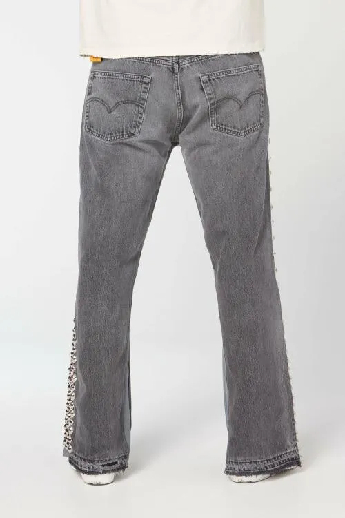 Bottoms WomenMen Gallery Dept STUDDED LA FLARE Black