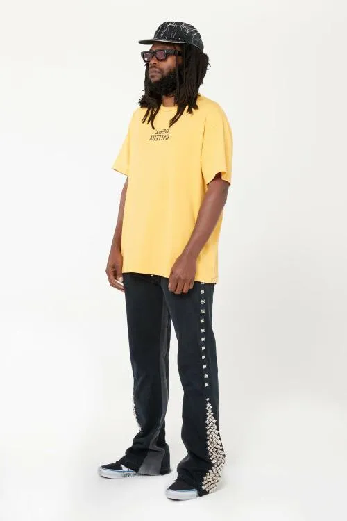Bottoms WomenMen Gallery Dept STUDDED LA FLARE Black