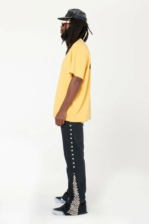 Bottoms WomenMen Gallery Dept STUDDED LA FLARE Black