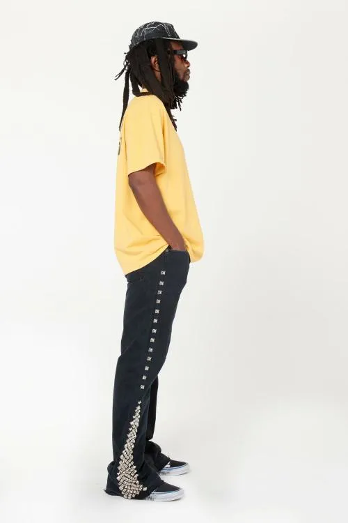 Bottoms WomenMen Gallery Dept STUDDED LA FLARE Black