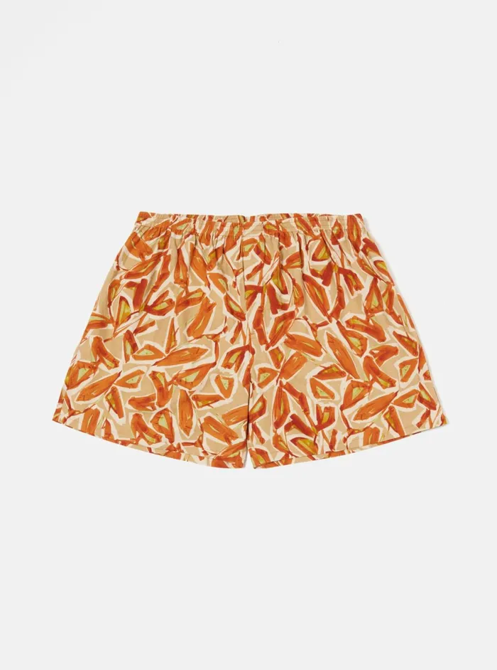 Boxer Short In Terracotta Artist Flower Lincot Men Universal Works Underwear