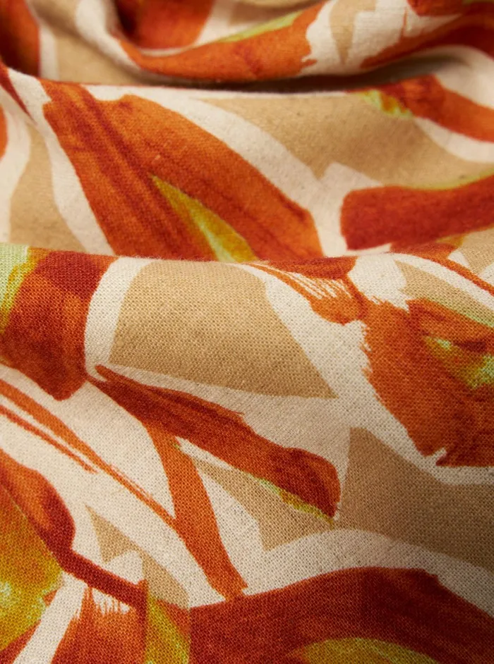 Boxer Short In Terracotta Artist Flower Lincot Men Universal Works Underwear