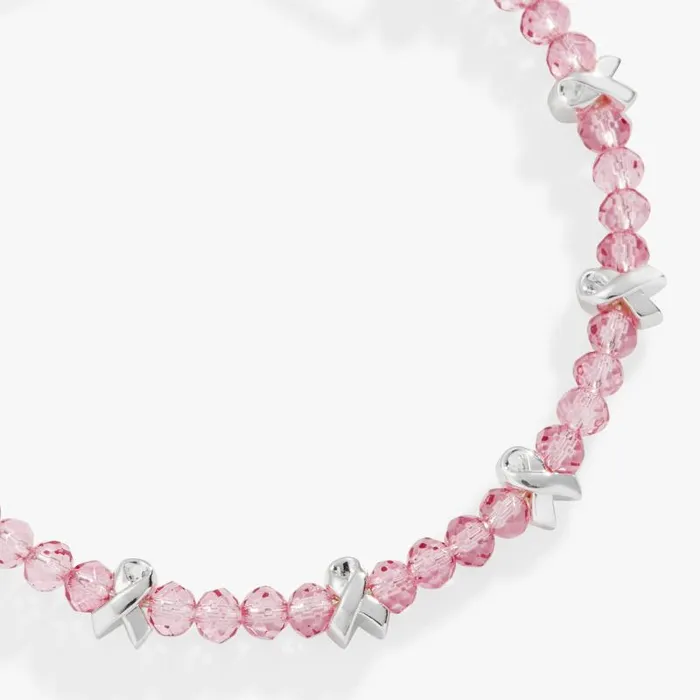 Bracelets Women Alex And Ani Breast Cancer Awareness Pink Ribbon Bangle Silver