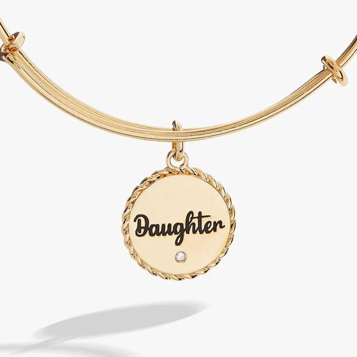 Bracelets Women Alex And Ani Daughter Charm Bangle Gold