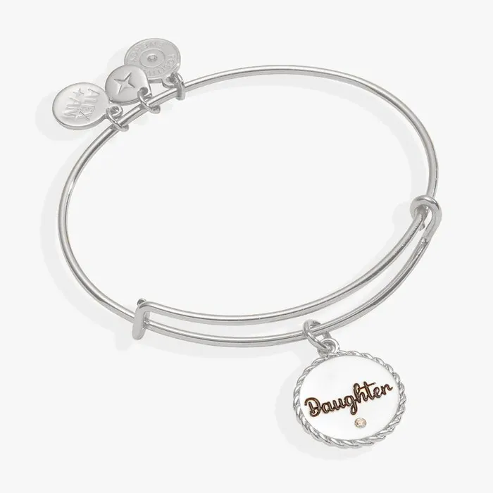 Bracelets Women Alex And Ani Daughter Charm Bangle Gold