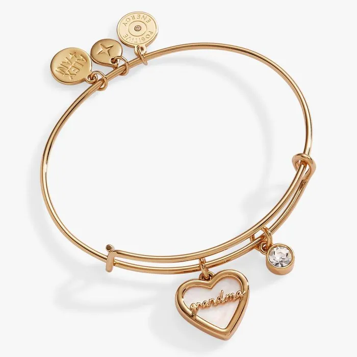 Bracelets Women Alex And Ani Grandma Mother Of Pearl Bangle Gold