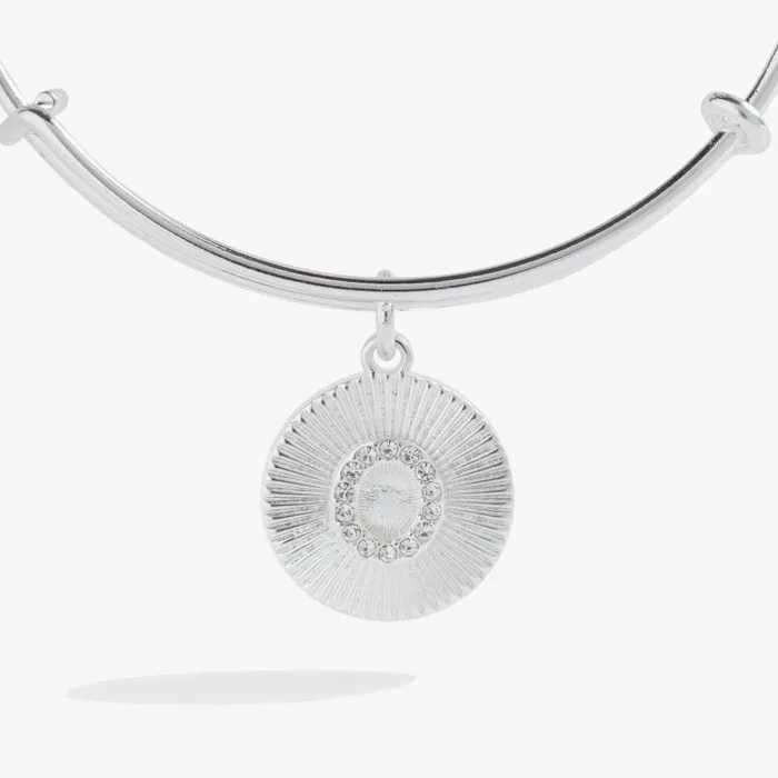 Bracelets Women Alex And Ani Initial O Pave Starburst Texture Bangle Gold