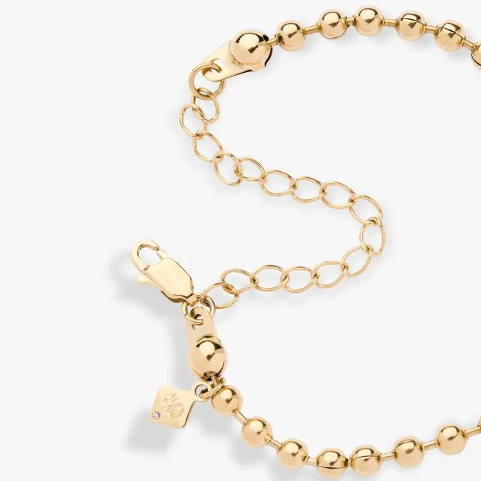 Bracelets Women Alex And Ani Moon Ball Chain Bracelet Stainless Steel Gold