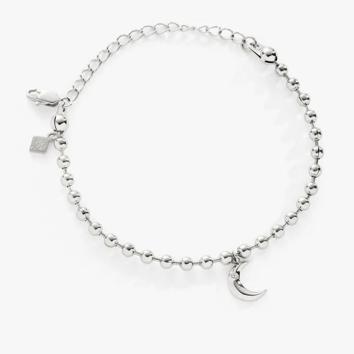 Bracelets Women Alex And Ani Moon Ball Chain Bracelet Stainless Steel Gold