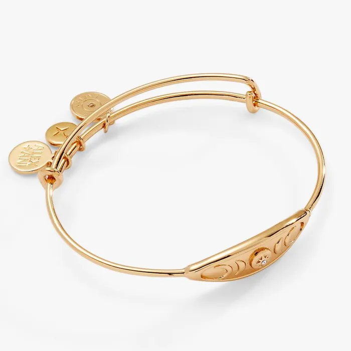 Bracelets Women Alex And Ani Moon Phases Inline Bangle Gold