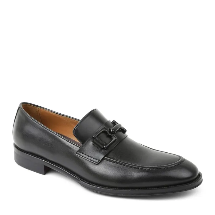 Bruno Magli Alpha Classic Bit Leather Loafer 8211 Black Men Loafers and Slipons