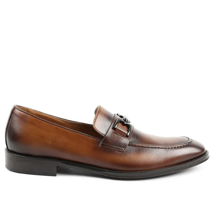 Bruno Magli Alpha Classic Bit Leather Loafer 8211 Cognac Men Dress Shoes