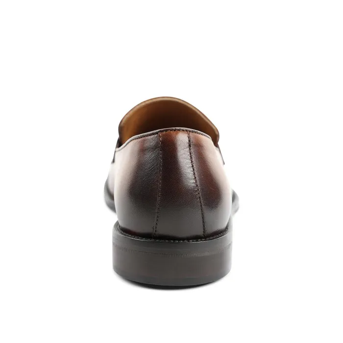 Bruno Magli Alpha Classic Bit Leather Loafer 8211 Cognac Men Dress Shoes