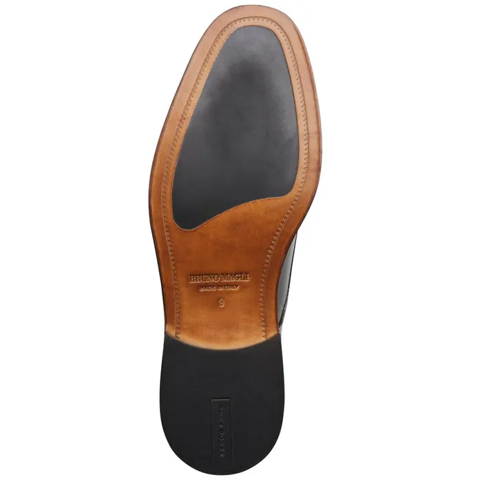 Bruno Magli Aydin Cap Toe Leather DerbyBlack Men Dress Shoes
