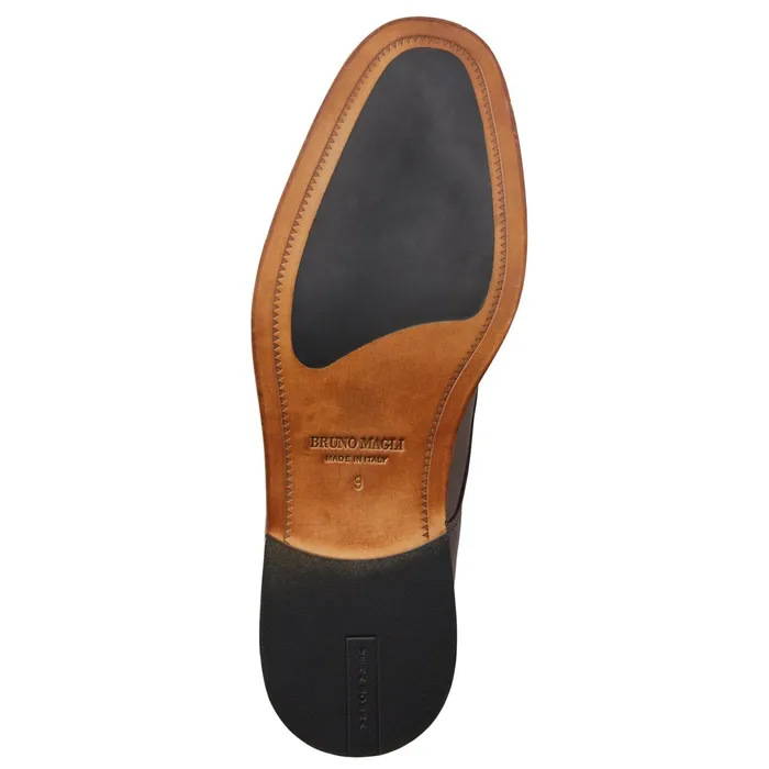 Bruno Magli Aydin Cap Toe Leather DerbyCognac Men Laceups and Oxfords