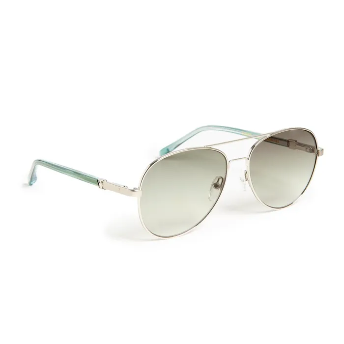 Bruno Magli Costa Aviator Sunglasses 8211 Silver Women Sunglasses