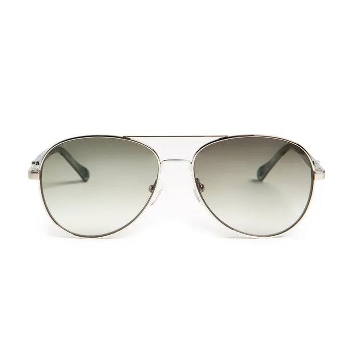 Bruno Magli Costa Aviator Sunglasses 8211 Silver Women Sunglasses